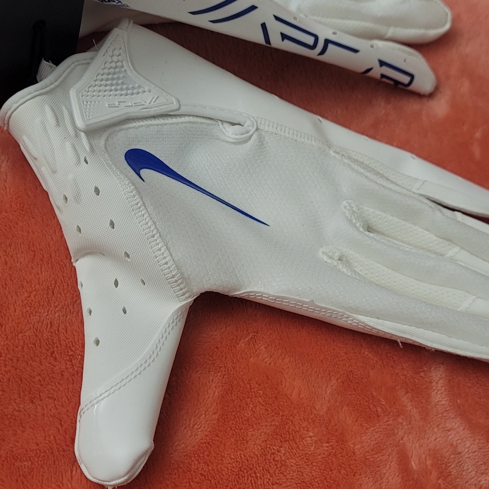 Nike Vapor Jet 7.0 Football Gloves White/blue Size XXL / 2XL - Picture 6 of 6